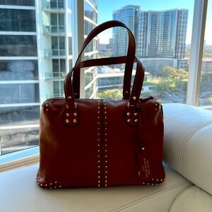 MICHAEL KORS Astor Large Studded Leather Bag